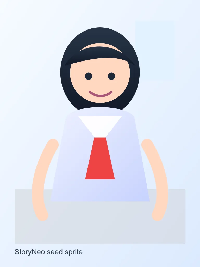School Window Girl Sprite visual novel asset thumbnail